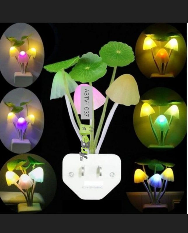 LED Flower Night Lamp Plug-In | Color Changing Decorative Night Light for Bedroom, Kids Room & Home Décor - Image 5
