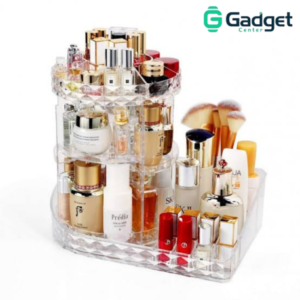rotating makeup organizer acrylic cosmetic storage box
