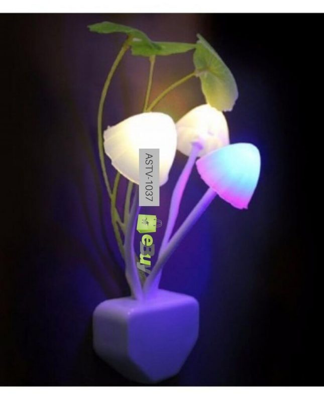 LED Flower Night Lamp Plug-In | Color Changing Decorative Night Light for Bedroom, Kids Room & Home Décor - Image 2