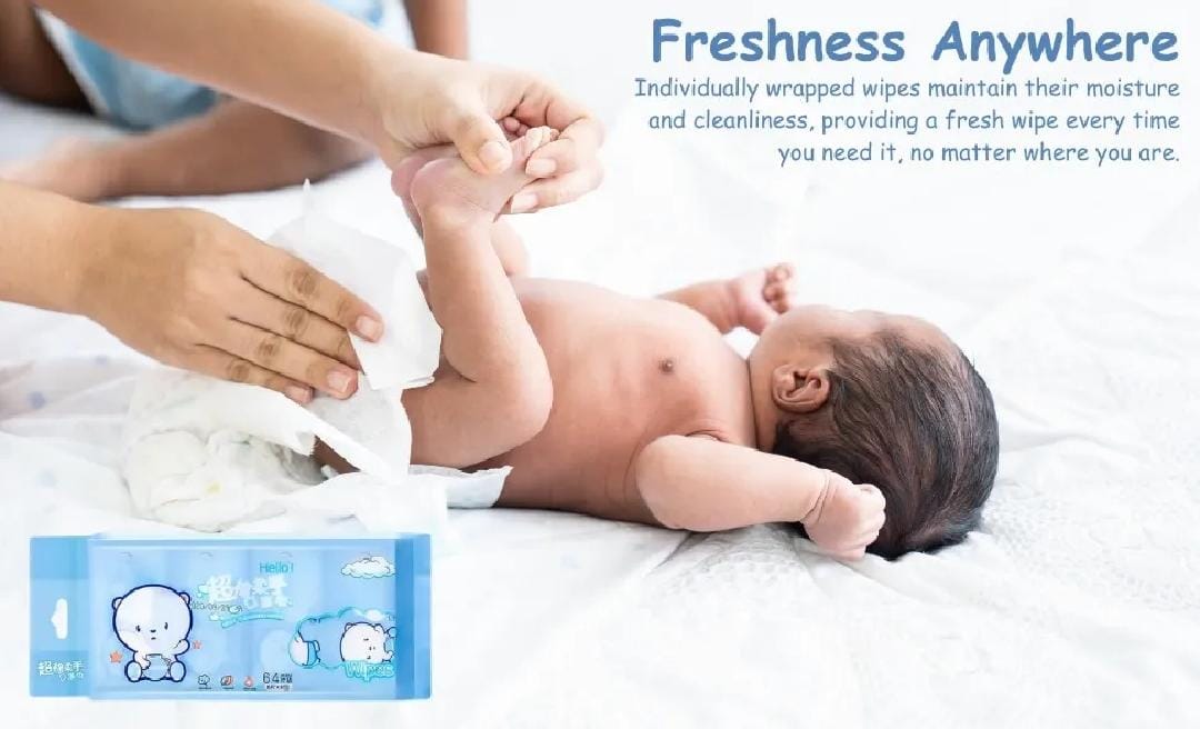 Mini Portable Wet Wipes – Compact Pocket Tissues for Travel, Baby Care & Daily Hygiene - Image 5