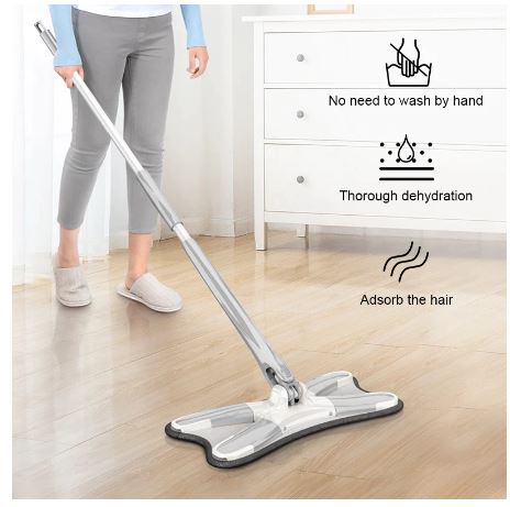 AquaSpin Pro Self-Wringing Flat Floor Mop - Image 2