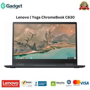 Lenovo-Yoga-Chromebook-C630 Lenovo | Yoga ChromeBook C630 | 8GB RAM | 128GB Storage | Intel Core i5-8550U 1.80Ghz Processor | 15.6″ 4K UHD Display | Touchscreen x360 Rotatable | 2028 Updatable | ChromeBook