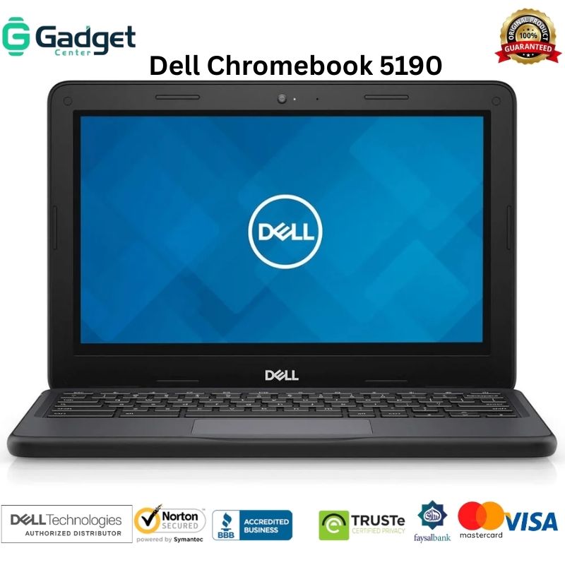 Dell Chromebook 5190 | 1.1 GHz Intel Celeron N3350 Dual-Core | 4GB Ram | 32GB Storage | Playstore Supported | 360 Rotatable | 2027 Updateable | 11.6″ Touchscreen Display | Chromebook