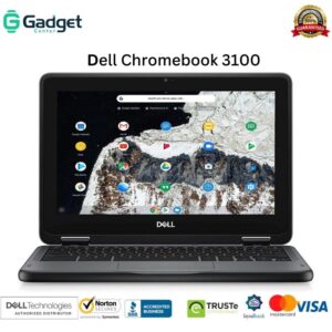 Dell Chromebook 3100 | Intel Celeron Processor | 4GB Ram | 32GB Storage | Playstore Supported | 360 Rotatable | 11.6″ Touch screen Display | Chromebook