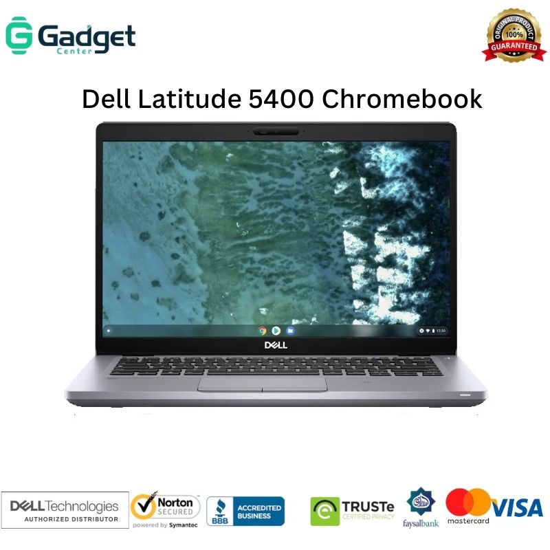 Dell | Latitude 5400 Chromebook | 128GB SSD | 4GB RAM | Intel Celeron 4305U 2.20GHz | Playstore Supported | 2029 Updatable | 14″ HD Display | Backlit Keyboard | Laptop