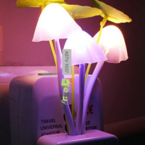 LED Flower Night Lamp Plug-In | Color Changing Decorative Night Light for Bedroom, Kids Room & Home Décor