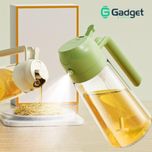 2-in-1 Oil Dispenser Bottle and Spray Bottle