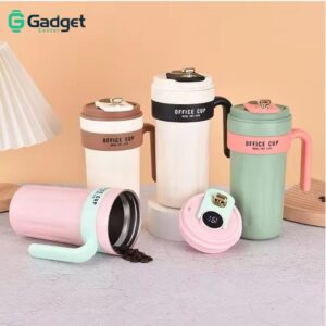 CozySip Dual-Tone Thermal Stainless Steel Coffee Mug Hot & Cold Stainless Steel with Temperature Sensor