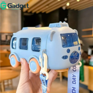water bottle, kids water bottle, bus shaped kids water bottle