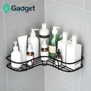 CornerMate Max – Space-Saving Bathroom Organizer Shelf