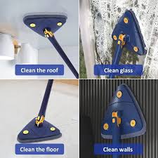 360 Triangle Adjustable Mop With Twist Squeeze - Image 3