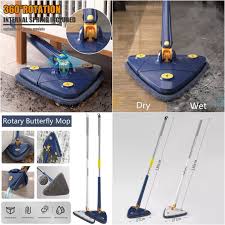 360 Triangle Adjustable Mop With Twist Squeeze - Image 2