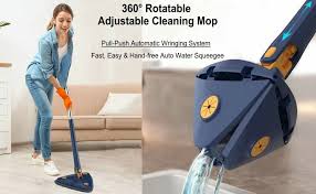 360 Triangle Adjustable Mop With Twist Squeeze - Image 4