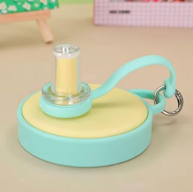 Cute Cartoon Water Tumbler with Straw | Large Capacity Kids Drinking Cup with Handle | Leak-Proof Plastic Water Bottle - Image 2