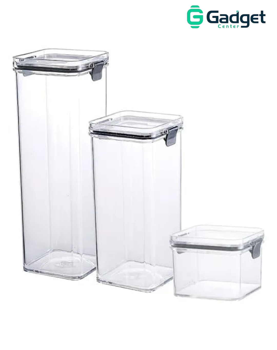 pantry storage container, airtight food jar, kitchen organizer box, cereal container, rice storage box, clear food container, dry food storage, stackable kitchen jars, plastic storage container