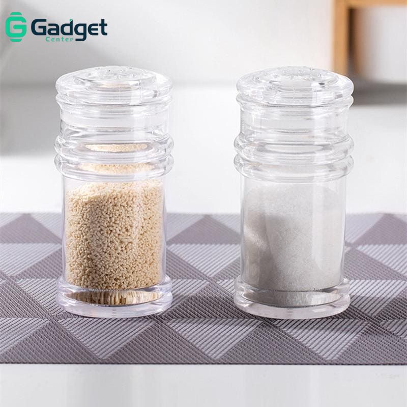 Acrylic Salt And Paper Shaker, Cooking Pepper Powder Sugar Salt Seasoning Jar, Kitchen Tool Creative Toothpick Box, Plastic Salt And Pepper Shakers, Reusable Spice Pepper Container with Lids Pack of 3