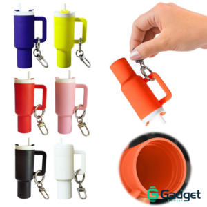 mini tumbler keychain cup shape key holder silicone cup keyring