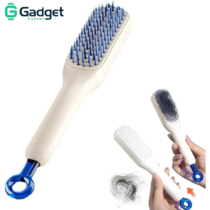 self cleaning hair brush hair brush with hair removal button detangling brush for women men anti static hair brush easy clean hair brush