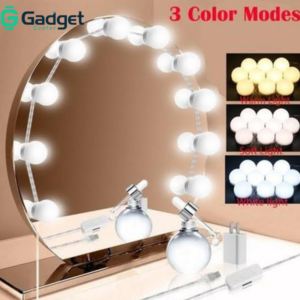 GlowMirror Pro – 3-Mode LED Vanity Mirror