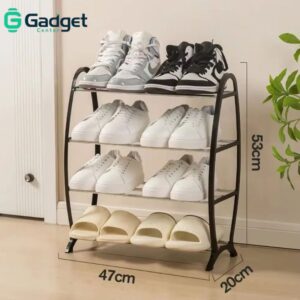 4-Layer Shoe Rack (Steel Rod Frame)