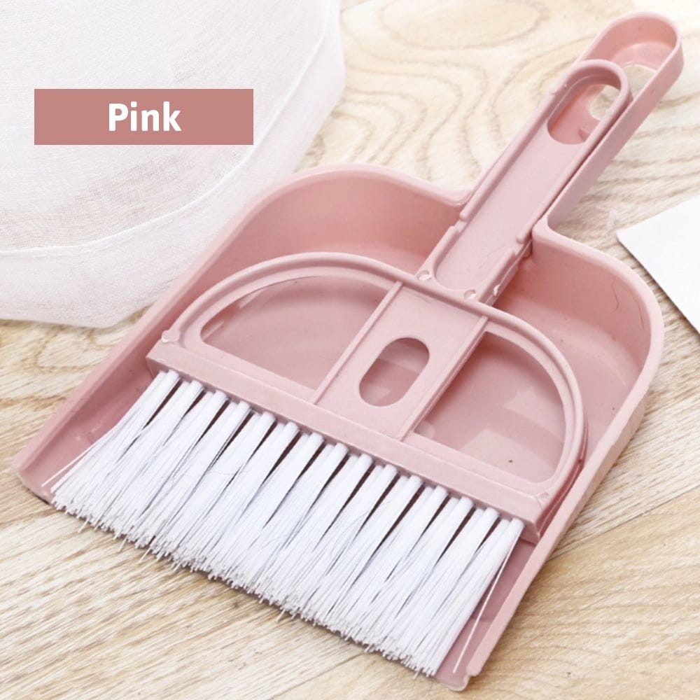 2 In 1 Mini cute Brush Desktop Sweep Dustpan Cleaning Corners - Image 2