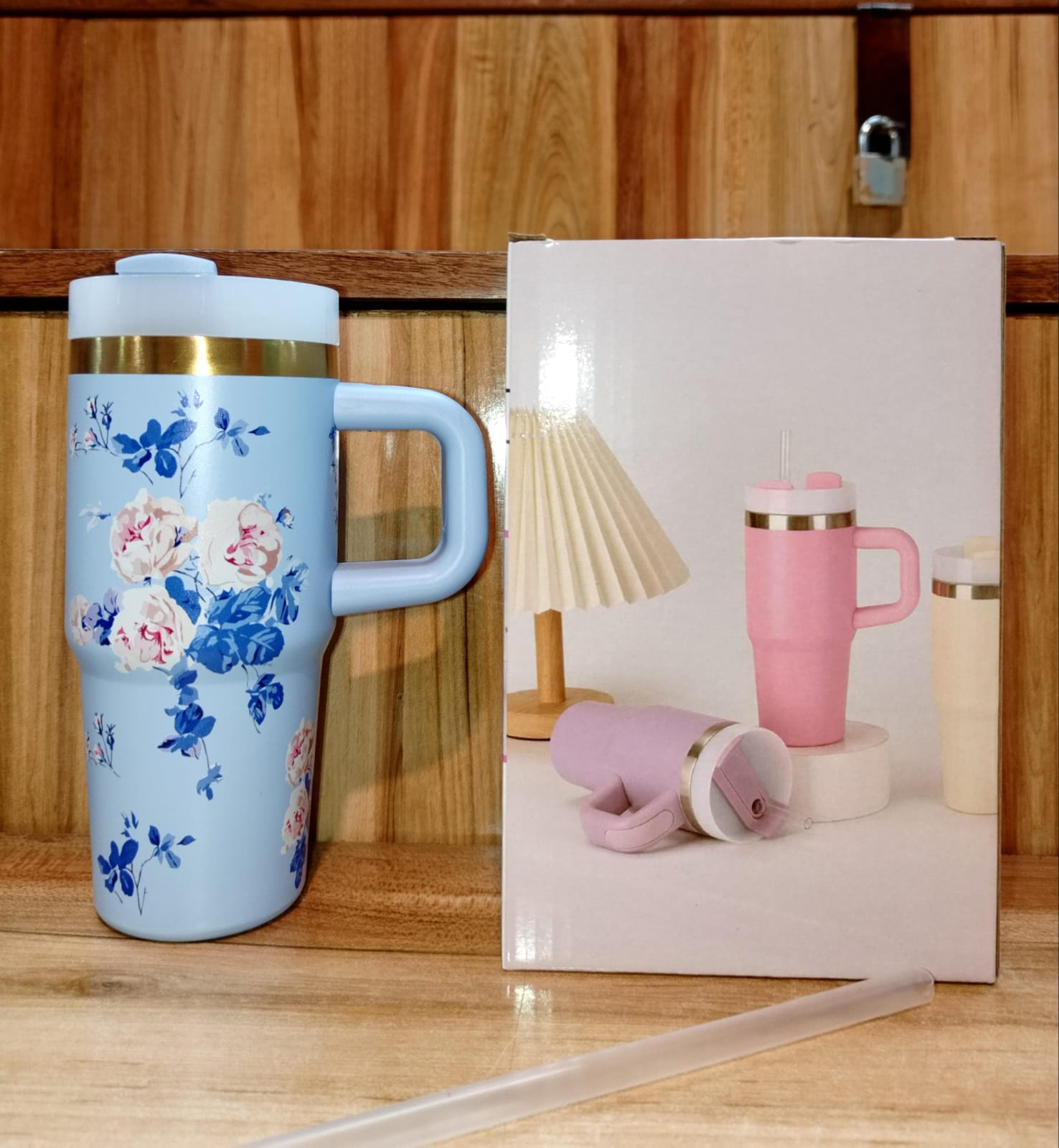 Elegant Floral Mini Tumbler – 480ml - Image 5