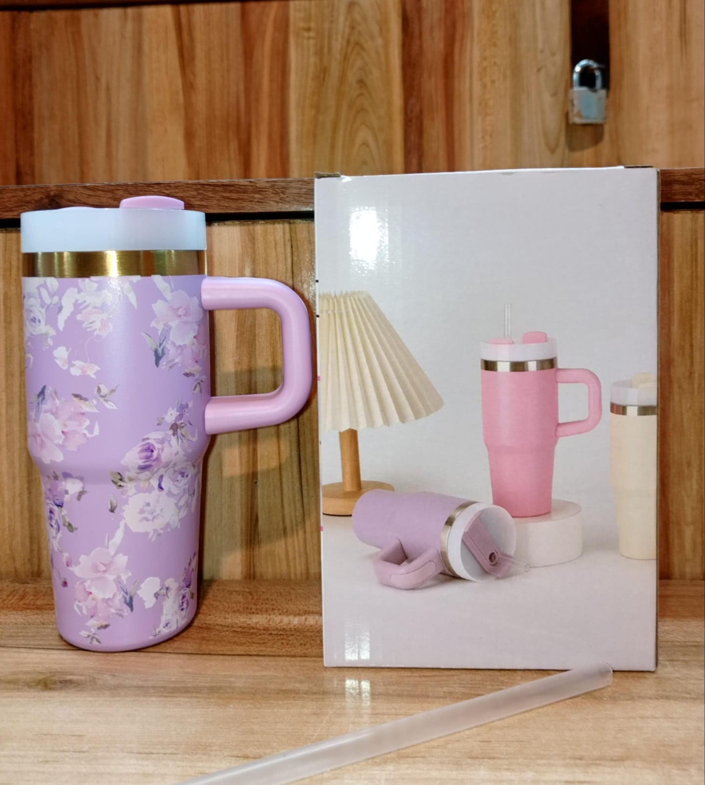 Elegant Floral Mini Tumbler – 480ml - Image 3