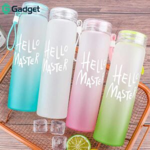 Hello Master Gradient Glass Bottle