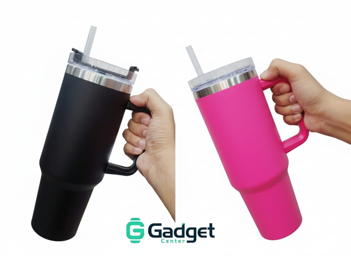 Tumbler 1200ml Black And Pink Color